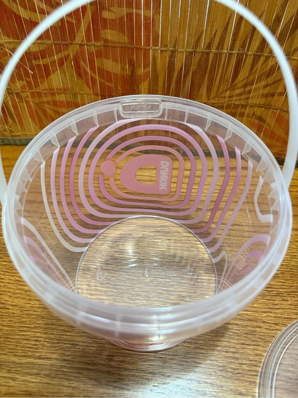 Viral Dunkin’ Bucket Empty With Straw LIMITED EDITION 48 OZ COLLECTABLE